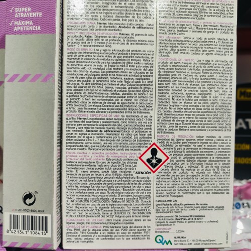 QM Fresh Bait Rodenticide 150g