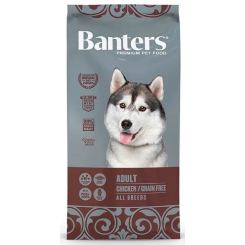 Banters Dog Adult Grain Free 15 Kg.