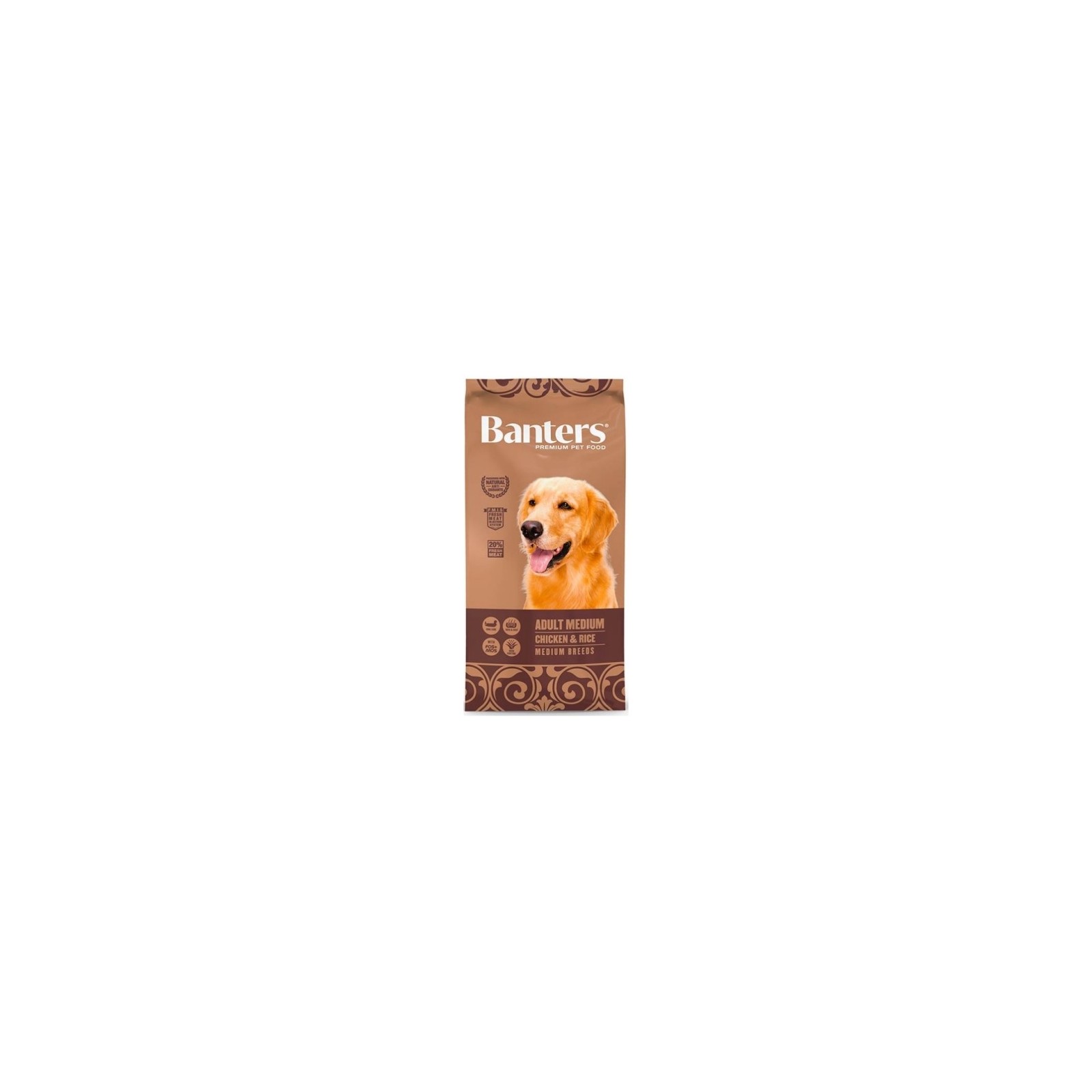 Banters Adult Medium Chicken & Rice 3kg Dog Food Banters Adult Medium Chicken & Rice 3kg Dog Food