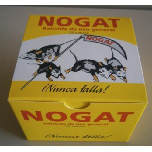 Raticida Nogat 15 Sobres de 10g