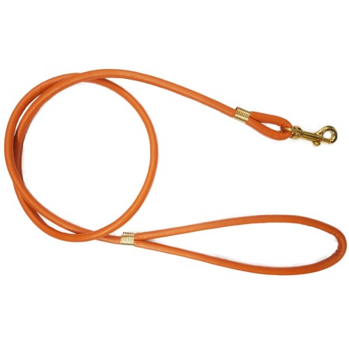 Correa En Simil Cuero 8x1000mm. Naranja