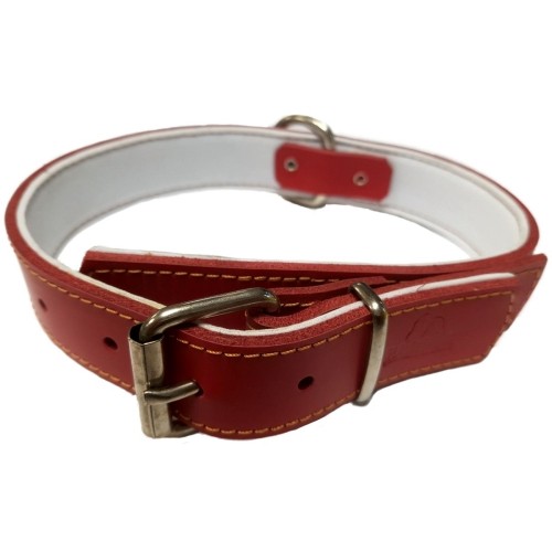 Collar Piel Confort Rojo 30 X 370-470 Mm
