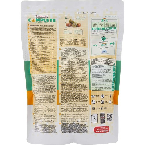 Comida Completa para Hámster y Jerbos 500gr.