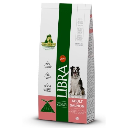 Libra Dog Adult Salmón Alimento Completo 14 Kg