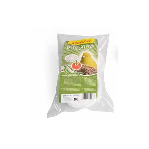 Forro Fieltro Blanco Ø 12cm Bolsa 10 Uds Benelux