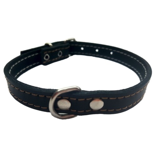 Collar de Cuero Azul Laura 1.5x28cm
