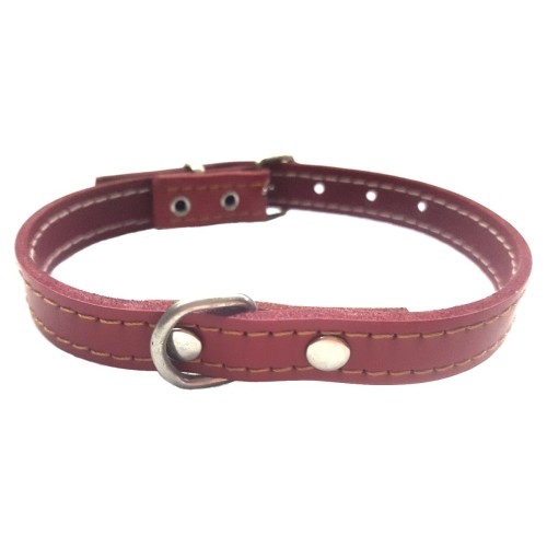 Collar Cuero Azul Laura Mod.53 1,5x 35cm para Mascotas