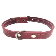 Collar Cuero Azul Laura Mod.53 1,5x 35cm para Mascotas