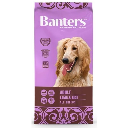Banters Dog Adult Lamb & Rice 15 Kg