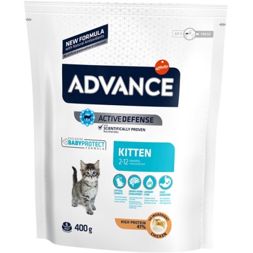 Advance Comida para Gatitos 0,4 Kg para un Crecimiento Saludable