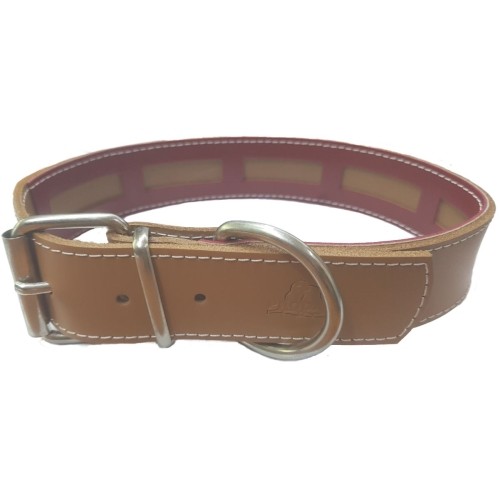Collar Cuero Protec Natural para Perros