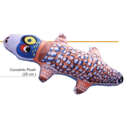 Juguete de Cocodrilo de Peluche para Mascotas 25 cm