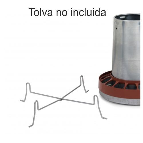 Soporte Tolva Chapa para Alimento de Aves