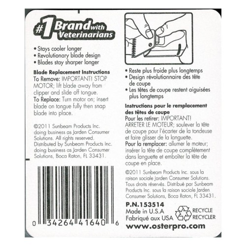 Oster 4F Blade for Dog Grooming 9.5mm