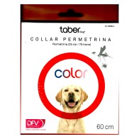 Permethrin Dog Collar 60 cm Red for Parasite Protection