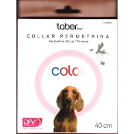 Permethrin Dog Collar 60 cm Red for Parasite Protection