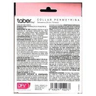 Taberdog Collar Permethrin 60cm Blue