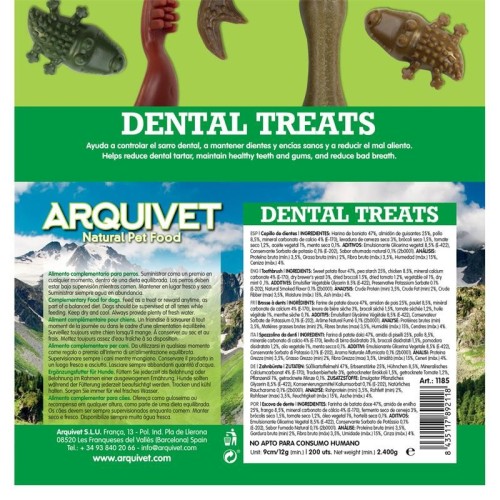 Golosinas Dentales para Perros 9cms Panadería