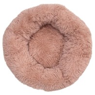 Cama Redonda Suave Rosa para Mascotas 70 cm
