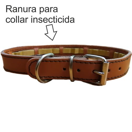 Collar Protect Cuero Natural