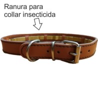 Collar Protect Cuero Natural