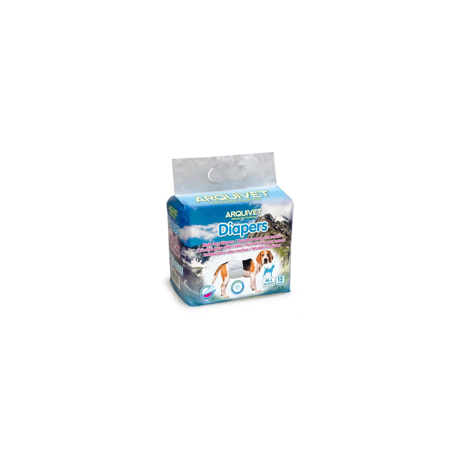 Pañales para Perro Macho Alta Absorción 12 Uds. Pañales para Perro Macho Alta Absorción 12 Uds.