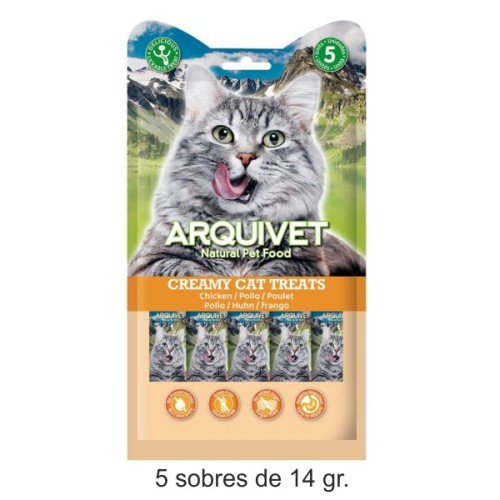 Snack Cremoso de Pollo (bolsa 5 Sobres de 14g)
