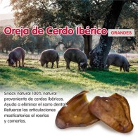 Orejas De Cerdo Ibérico X-large 60gr Bolsa 30 Uds