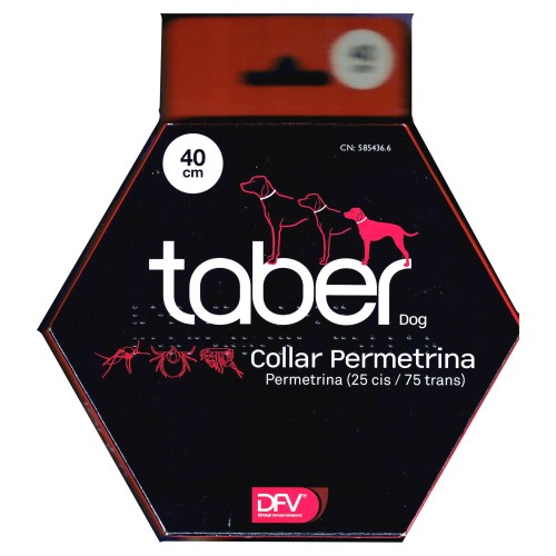 Collar Antiparasitario para Perros con Permetrina 40cm