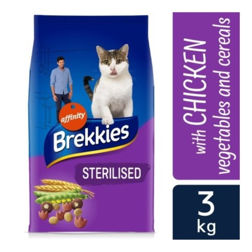Brekkies Cat Sterilized Chicken 3 Kg