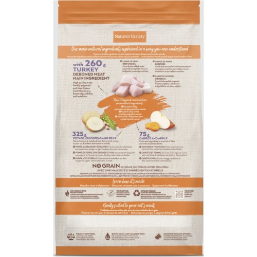 Natures Variety Cat Original Sterili Pavo 1.25kg