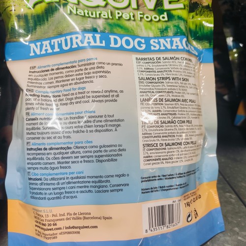 Barritas De Salmón A Granel 3 Kg para Perros