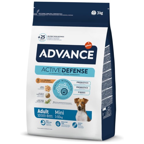 Advance Mini Adult Comida para Perros Pollo 7 Kg+1 Kg