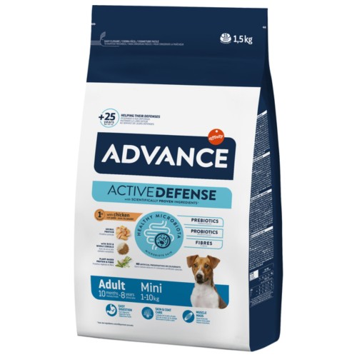 Advance Mini Adult Dog Food Chicken 7 Kg+1 Kg