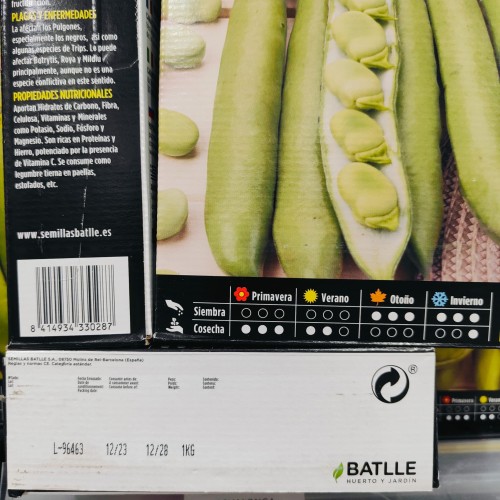 Haba Aguadulce 1 Kg Variedad
