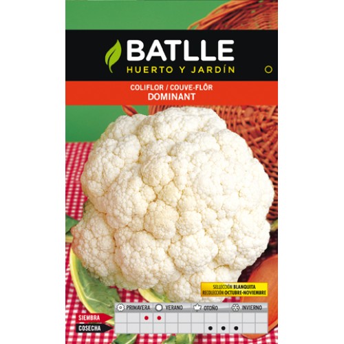 Semillas de Coliflor Dominant Blanquita