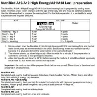 NutriBird A19 3 Kg. Versele-Laga