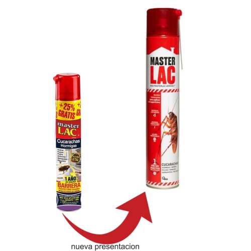 Masterlac Insecticide Aerosol 600+150ml
