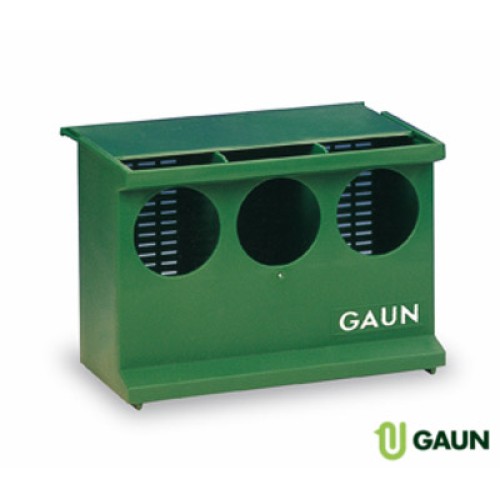 Pigeon Feeder 3 Holes Green