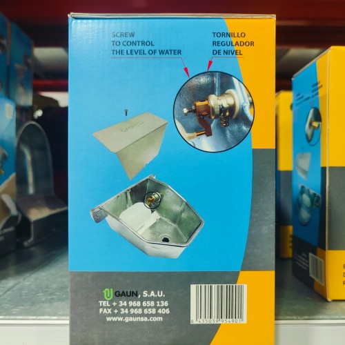 Bebedero Aluminio Perro 3/8 Con Tapon