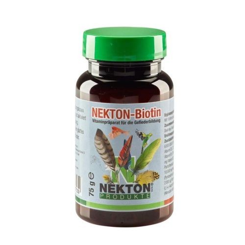 Suplemento Nekton BIO para el Crecimiento de Plumas 75 Gr.