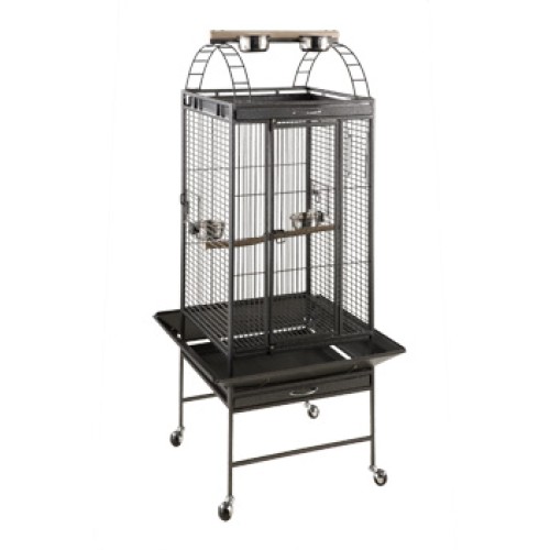 Large Gray Parrot Cage for Medium Birds