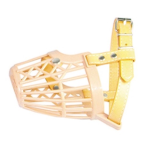 Bozal Plastico Y Piel 5,5cmx7x6,8cm.
