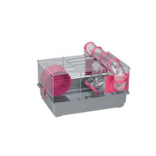 Jaula Hamster Ruso 115 Gris Entorno Seguro y Duradero