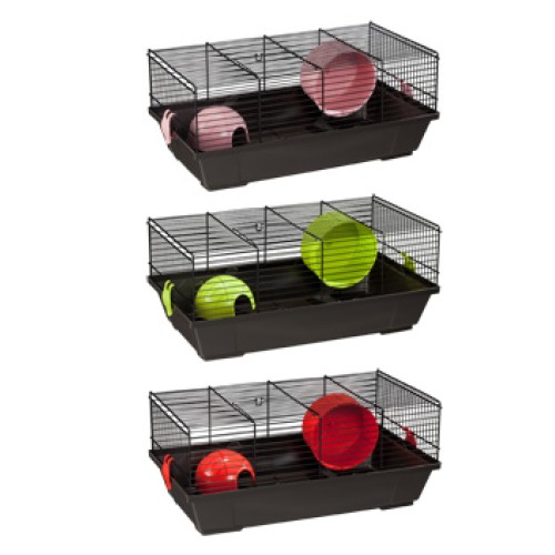 Black Hamster Cage 917 Safe Living Environment