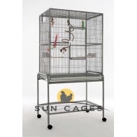Eco-Friendly Flying Cage for Sun Parrots 81x54x157 cm