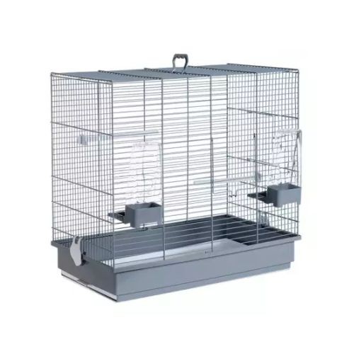 Bird Cage 612 Grey for Lovebirds and Budgies