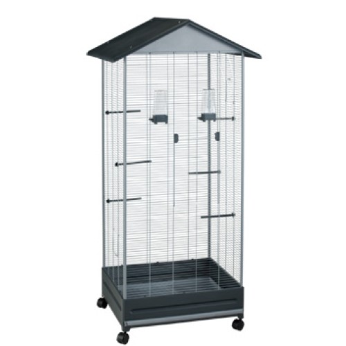 Pajarera Gris Oscuro 430 para Aves