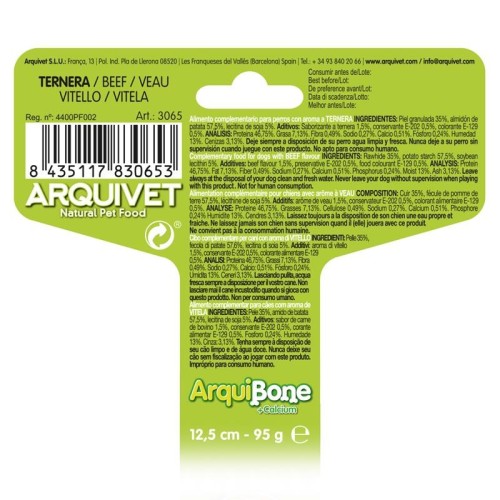 Arquibone Buey Premio para Perros 12,5Cm