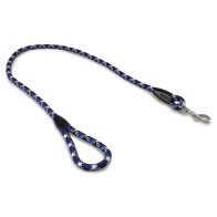 Blue and White Rope Leash 120x1.3 cm